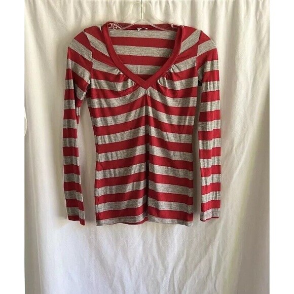 Splendid Striped Long Sleeve T-shirt Small - Picture 1 of 5